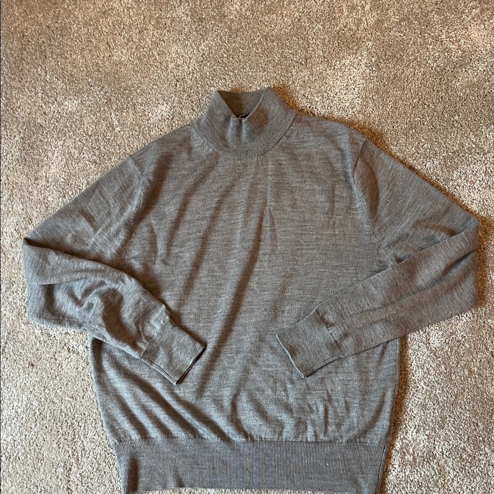 RODIER Women's Gray Turtleneck Sweater